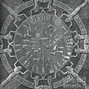 Dendera Zodiac Art Print