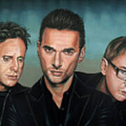 Depeche Mode Painting Art Print
