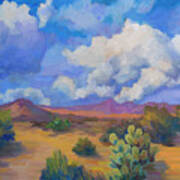 Desert Clouds Passing Art Print