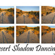 Desert Shadow Dancing Art Print