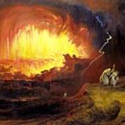Destruction Of Sodom And Gommorah Art Print