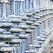 Details In Blue From Seville Art Print