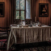 Dining Room In Castle Doorwerth Art Print