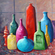 Display Bottles Art Print