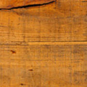 Distressed Wood Planks Art Print