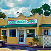 Dixie Moon Cafe In Bonita Springs Art Print