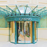 Doors To Casino In Monte Carlo Art Print