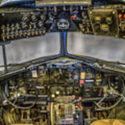 Douglas C-47 Skytrain Cockpit Art Print
