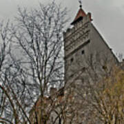 Dracula's Castle Transilvania In Hdr Art Print