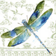 Dragonfly Bliss-jp3444 Art Print