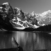 Drift Wod On Lake Moraine Art Print