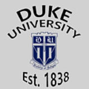 Duke University Est 1838 Art Print