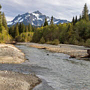 Early Fall At The Nooksack River Art Print