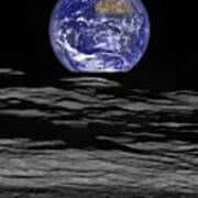 Earthrise Art Print