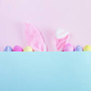 Easter Rabbit Ears Art Print