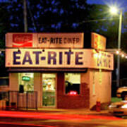 Eat Rite Diner St Louis Art Print