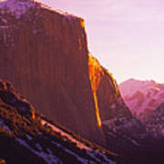 El Capitan And Half Dome, Yosemite N.p. Art Print