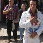 Elvis Pledging Allegiance Helldorado Days Tombstone Arizona 2004 Art Print