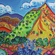 Embudo Valley Peak Art Print