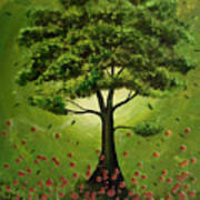 Emerald Tree Art Print