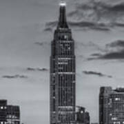Empire State Building Morning Twilight Iv Art Print