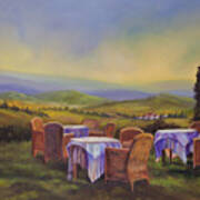 End Of A Tuscan Day Art Print