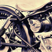 Enfield Bobber Art Print