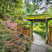 Entrance To Japanese Garden Maymont Art Print
