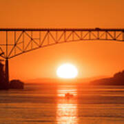 Equinox At Deception Pass Art Print