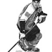 Eric Lindros Art Print