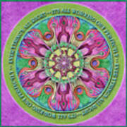 Everything's All Right Mandala Prayer Art Print