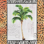 Exotic Palms 1 Art Print