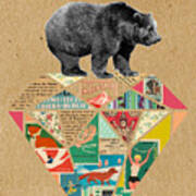 Explore Bear Art Print