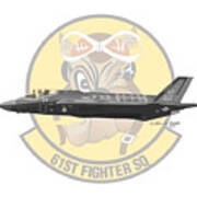 F-35a 61fs Art Print