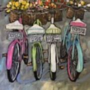 Faith Hope Love Bikes Art Print