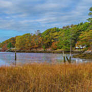 Fall Colors In Edgecomb Too Art Print