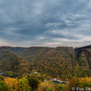 Fall In New River Gorge Art Print
