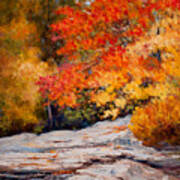 Fall Mountain Foliage Art Print