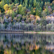 Fall Reflections On Deer Lake Art Print