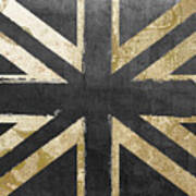Fashion Flag United Kingdom Art Print