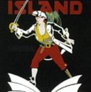 Federal Children's Theatre - Treasure Island - Retro Travel Poster - Vintage Poster Art Print