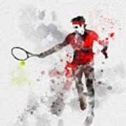 Federer Art Print