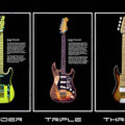Fender Triple Threat Art Print