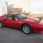 Ferrari 308 Gts Quattrovalvole Art Print
