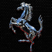 Ferrari Emblem 2 Art Print