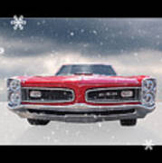 Festive Pontiac Gto Art Print