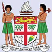 Fiji Coat Of Arms Art Print