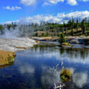 Firehole River Yellowstone Art Print