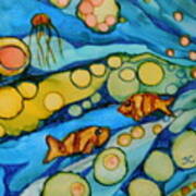 Fish Tails Art Print