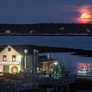 Five Islands Supermoon Art Print